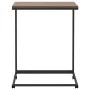 Mesa auxiliar con ruedas madera de ingeniería negra 55x35x70 cm de vidaXL, Mesas de centro - Ref: Foro24-343100, Precio: 41,0...