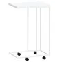 Weißer Beistelltisch aus Sperrholz mit Rollen 40x30x63,5 cm von vidaXL, Couchtisch - Ref: Foro24-343099, Preis: 35,99 €, Raba...