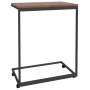 Mesa auxiliar con ruedas madera de ingeniería negra 55x35x70 cm de vidaXL, Mesas de centro - Ref: Foro24-343100, Precio: 41,0...