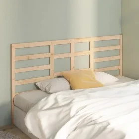 Cabecero de cama madera maciza de pino 206x4x104 cm de vidaXL, Cabeceros y pies de cama - Ref: Foro24-818160, Precio: 39,48 €...