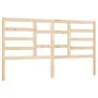 Cabecero de cama madera maciza de pino 206x4x104 cm de vidaXL, Cabeceros y pies de cama - Ref: Foro24-818160, Precio: 39,48 €...
