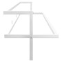 Toallero de hierro blanco 95x25x22 cm de vidaXL, Toalleros - Ref: Foro24-343093, Precio: 38,36 €, Descuento: %