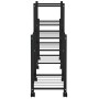 Soporte para flores con ruedas hierro negro 83x25x63,5 cm de vidaXL, Soportes para macetas - Ref: Foro24-343126, Precio: 46,3...