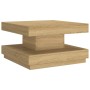 Mesa de centro de MDF marrón claro 60x60x35 cm en Mesas de centro | Comprar online en Foru.es