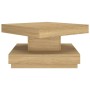 Mesa de centro de MDF marrón claro 60x60x35 cm en Mesas de centro | Comprar online en Foru.es