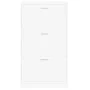 Mueble zapatero madera contrachapada blanco 59x17x108 cm de vidaXL, Zapateros y organizadores de calzado - Ref: Foro24-342526...