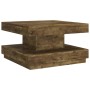 Mesa de centro de MDF marrón oscuro 60x60x35 cm en Mesas de centro | Comprar online en Foru.es