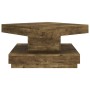 Mesa de centro de MDF marrón oscuro 60x60x35 cm en Mesas de centro | Comprar online en Foru.es