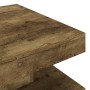 Mesa de centro de MDF marrón oscuro 60x60x35 cm en Mesas de centro | Comprar online en Foru.es