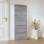 Mueble zapatero madera contrachapada gris Sonoma 59x17x169 cm de vidaXL, Zapateros y organizadores de calzado - Ref: Foro24-3...