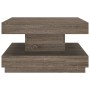 Mesa de centro de MDF gris 60x60x35 cm en Mesas de centro | Comprar online en Foru.es