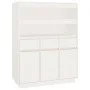 Aparador alto de madera maciza de pino blanco 89x40x116,5 cm de vidaXL, Aparadores - Ref: Foro24-818216, Precio: 198,92 €, De...