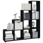 Estantería forma de escalera madera contrachapada negro 142 cm de vidaXL, Librerías y estanterías - Ref: Foro24-342597, Preci...