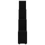 Estantería forma de escalera madera contrachapada negro 142 cm de vidaXL, Librerías y estanterías - Ref: Foro24-342597, Preci...