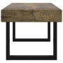 Mesa de centro MDF y hierro marrón oscuro y negro 90x45x40 cm en Mesas de centro | Comprar online en Foru.es