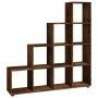 Estantería forma de escalera madera contrachapada roble ahumado de vidaXL, Librerías y estanterías - Ref: Foro24-342600, Prec...