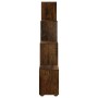 Estantería forma de escalera madera contrachapada roble ahumado de vidaXL, Librerías y estanterías - Ref: Foro24-342600, Prec...