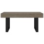 Mesa de centro MDF y hierro gris y negro 90x45x40 cm en Mesas de centro | Comprar online en Foru.es