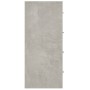 Aparador con 4 cajones gris hormigón 60x30,5x71 cm de vidaXL, Aparadores - Ref: Foro24-342578, Precio: 91,52 €, Descuento: %