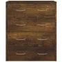 Sideboard mit 4 Schubladen aus Räuchereiche 60x30,5x71 cm von vidaXL, Sideboards - Ref: Foro24-342580, Preis: 95,01 €, Rabatt: %