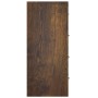 Aparador con 4 cajones roble ahumado 60x30,5x71 cm de vidaXL, Aparadores - Ref: Foro24-342580, Precio: 95,52 €, Descuento: %