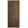 Aparador con 4 cajones roble ahumado 60x30,5x71 cm de vidaXL, Aparadores - Ref: Foro24-342580, Precio: 95,01 €, Descuento: %