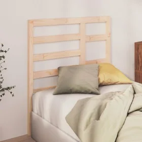 Solid pine wood bed headboard 106x4x104 cm by vidaXL, Headboards and footboards - Ref: Foro24-818125, Price: 32,17 €, Discoun...