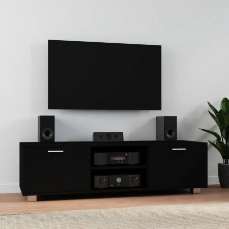 Mueble para TV madera contrachapada negro 140x40,5x35 cm de vidaXL, Muebles TV - Ref: Foro24-342624, Precio: 101,60 €, Descue...