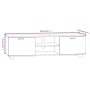 Mueble para TV madera contrachapada roble ahumado 140x40,5x35cm de vidaXL, Muebles TV - Ref: Foro24-342626, Precio: 111,09 €,...
