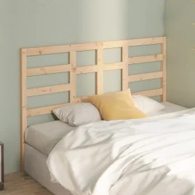 Solid pine wood bed headboard 156x4x104 cm by vidaXL, Headboards and footboards - Ref: Foro24-818145, Price: 47,72 €, Discoun...