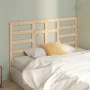 Cabecero de cama madera maciza de pino 156x4x104 cm de vidaXL, Cabeceros y pies de cama - Ref: Foro24-818145, Precio: 47,72 €...