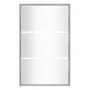 Mueble zapatero y espejo 3 niveles gris hormigón 63x17x102,5 cm de vidaXL, Zapateros y organizadores de calzado - Ref: Foro24...