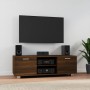 Mueble para TV madera contrachapada marrón roble 120x40,5x35 cm de vidaXL, Muebles TV - Ref: Foro24-342621, Precio: 96,28 €, ...