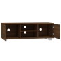 Mueble para TV madera contrachapada marrón roble 120x40,5x35 cm de vidaXL, Muebles TV - Ref: Foro24-342621, Precio: 96,28 €, ...