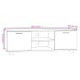 Mueble para TV madera contrachapada marrón roble 120x40,5x35 cm de vidaXL, Muebles TV - Ref: Foro24-342621, Precio: 96,28 €, ...