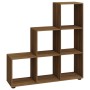 Estantería forma de escalera madera contrachapada roble marrón de vidaXL, Librerías y estanterías - Ref: Foro24-342608, Preci...
