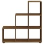 Estantería forma de escalera madera contrachapada roble marrón de vidaXL, Librerías y estanterías - Ref: Foro24-342608, Preci...