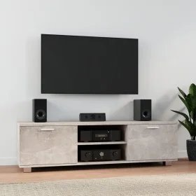 Mueble para TV madera contrachapada gris hormigón 140x40,5x35cm de vidaXL, Muebles TV - Ref: Foro24-342625, Precio: 93,88 €, ...
