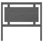 Cabecero de cama madera maciza de pino gris 105,5x4x100 cm de vidaXL, Cabeceros y pies de cama - Ref: Foro24-817927, Precio: ...