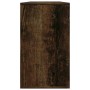 Banco zapatero madera contrachapada roble ahumado 80x24x45 cm de vidaXL, Zapateros y organizadores de calzado - Ref: Foro24-3...