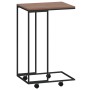 Mesa auxiliar con ruedas de contrachapado negro 40x30x63,5 cm de vidaXL, Mesas de centro - Ref: Foro24-343096, Precio: 33,50 ...
