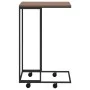 Mesa auxiliar con ruedas de contrachapado negro 40x30x63,5 cm de vidaXL, Mesas de centro - Ref: Foro24-343096, Precio: 32,98 ...