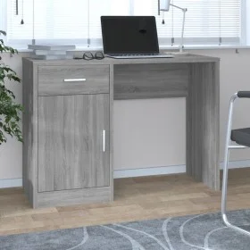 Desk with drawer and plywood cabinet 100x40x73 cm by vidaXL, Desks - Ref: Foro24-342657, Price: 101,07 €, Discount: %
