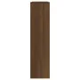 Mueble zapatero con espejo 2 niveles roble marrón 63x17x67 cm de vidaXL, Zapateros y organizadores de calzado - Ref: Foro24-3...