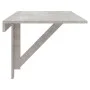 Mesa de pared plegable contrachapada gris hormigón 100x60x56 cm de vidaXL, Mesas plegables - Ref: Foro24-342648, Precio: 78,2...