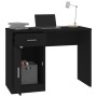 Escritorio con cajón y armario madera negro 100x40x73 cm de vidaXL, Escritorios - Ref: Foro24-342653, Precio: 85,84 €, Descue...