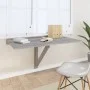 Sonoma gray plywood folding wall table 100x60x56 cm by vidaXL, Folding tables - Ref: Foro24-342651, Price: 69,64 €, Discount: %