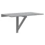 Sonoma gray plywood folding wall table 100x60x56 cm by vidaXL, Folding tables - Ref: Foro24-342651, Price: 69,64 €, Discount: %