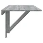 Sonoma gray plywood folding wall table 100x60x56 cm by vidaXL, Folding tables - Ref: Foro24-342651, Price: 69,64 €, Discount: %