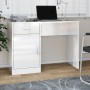 Escritorio con cajón y armario contrachapada 100x40x73 cm de vidaXL, Escritorios - Ref: Foro24-342655, Precio: 94,88 €, Descu...